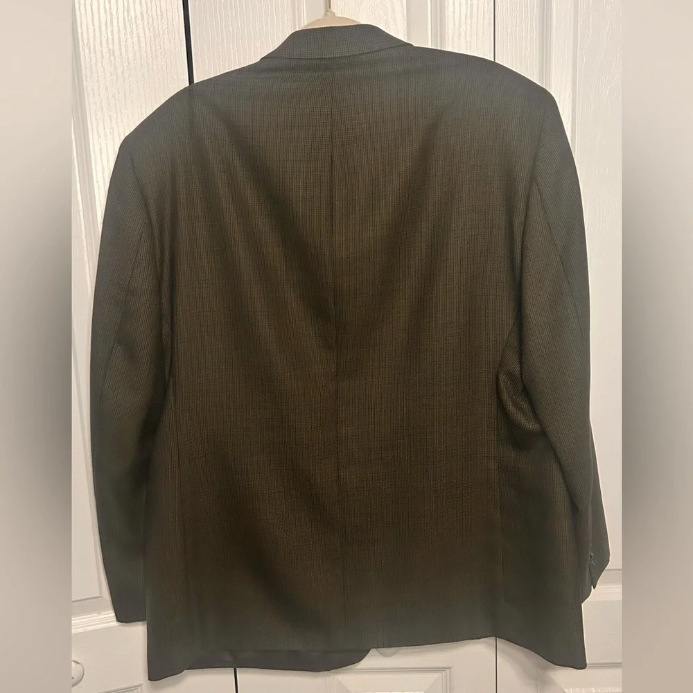 Ralph Lauren Houndstooth Blazer 44S Brown Checkered Black Label Wool 3-Button‎